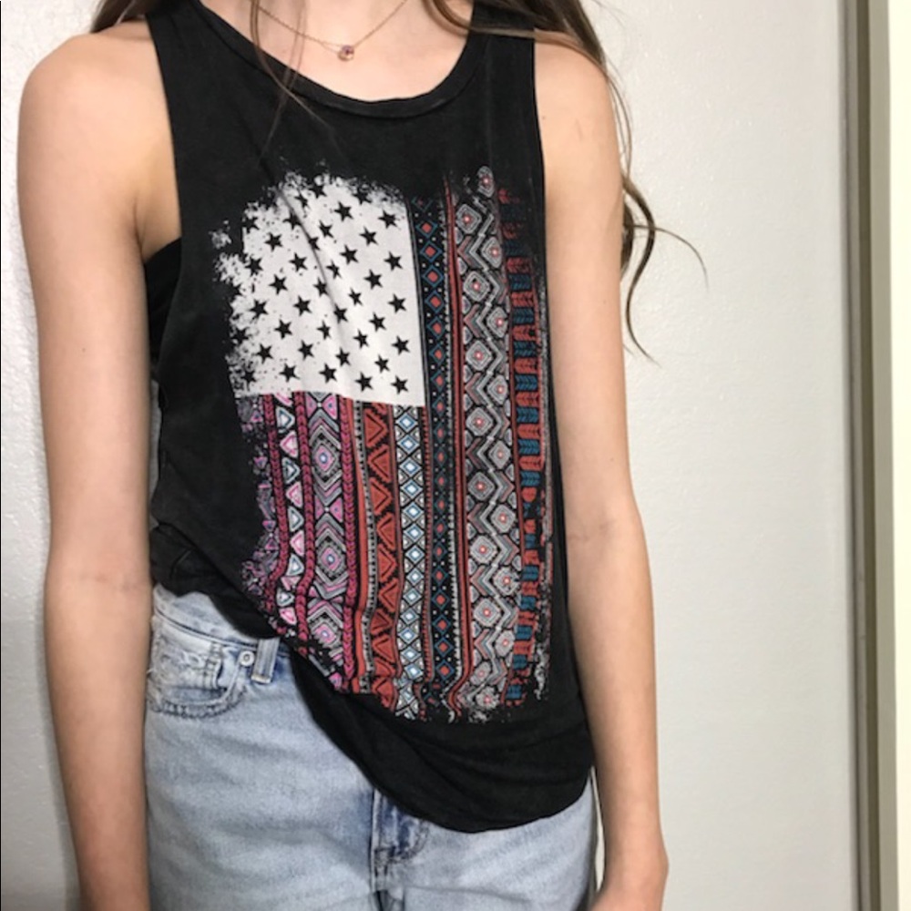 Flag tank top